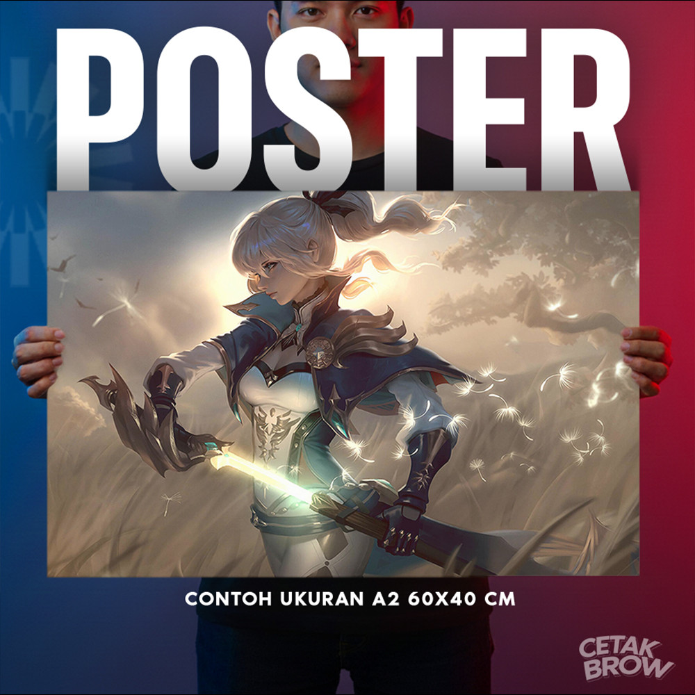 Genshin Impact Official HoYoverse Visual Poster Exclusive Room Wall Decorative Premium Art Decorativ