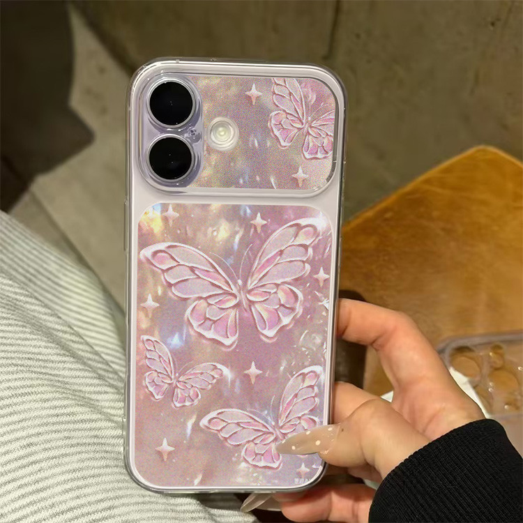 เคสผีเสื้อหรูหราเคลือบเงา Hp Xiaomi 15T Pro Poco M7 Pro 5G F7 C71 C85 X7 Pro C65 F5 14T Pro 12 Lite 