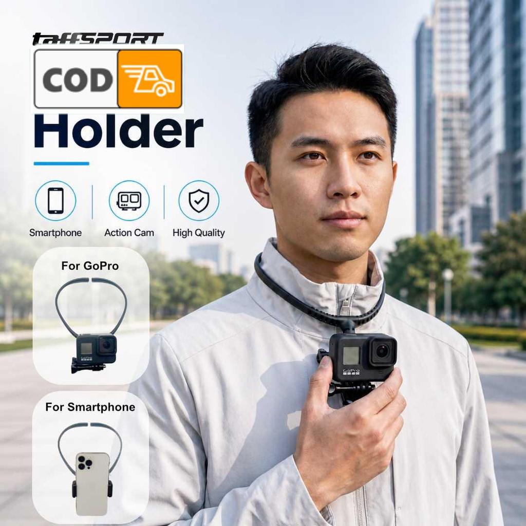 GANTUNGAN HP GoPro Neck Holder สมาร์ทโฟน Action Camera Mount POV แฮนด์ฟรีหน้าอกสนับสนุนแขวน