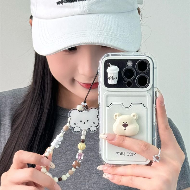 Coffee Card Holder 3D Case Hp Samsung A36 A56 A07 A37 A57 5G A17 5G A16 A26 S25 Fe A15 A35 A06 A55 5