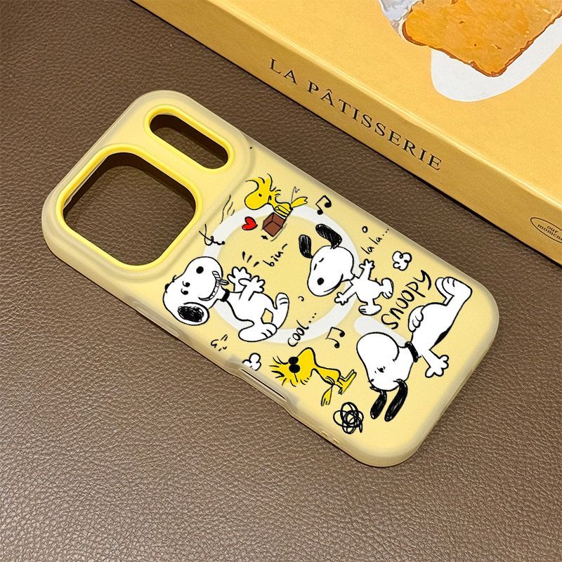 Jelly Snoopy 2 In 1 สําหรับ Xiaomi A7 Pro 15T Pro Poco M7 Plus C75 C71 F7 C85 C65 4Gd2H1 Premium Ant