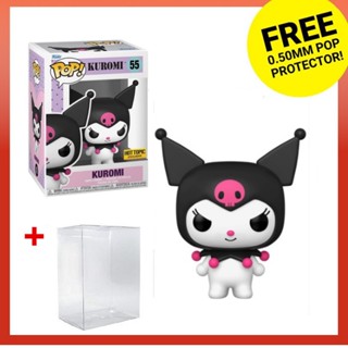 Funko Pop! ฟิกเกอร์ Kuromi 55 Hot Topic Exclusive พร้อมตัวป้องกัน ของเล่นสําหรับเด็ก