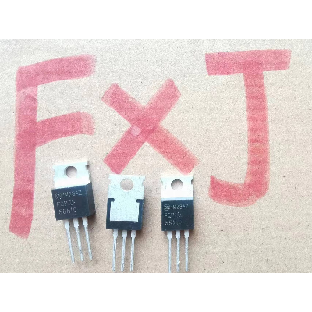 ((5 ชิ้น) FQP55N10 55N10 TO-220 Field Effect Tube 55A/100V N Channel