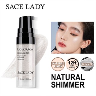 Sace LADY ไฮไลท์เนื้อลิขวิด ชิมเมอร์ เนื้อลิขวิด เรืองแสง น้ําหนักเบา