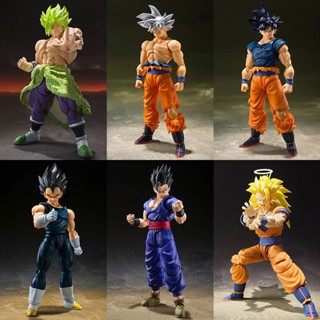 ฟิกเกอร์อนิเมะ Dragon Son Gokou Ball Vegeta Trunks Super Saiyan Broly ของเล่นสําหรับเด็ก