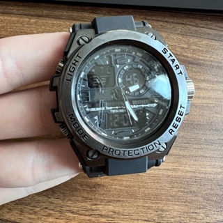 Gst - 8600 นาฬิกาข้อมือ สายยางคู่ หัวเหล็ก สําหรับผู้ชาย