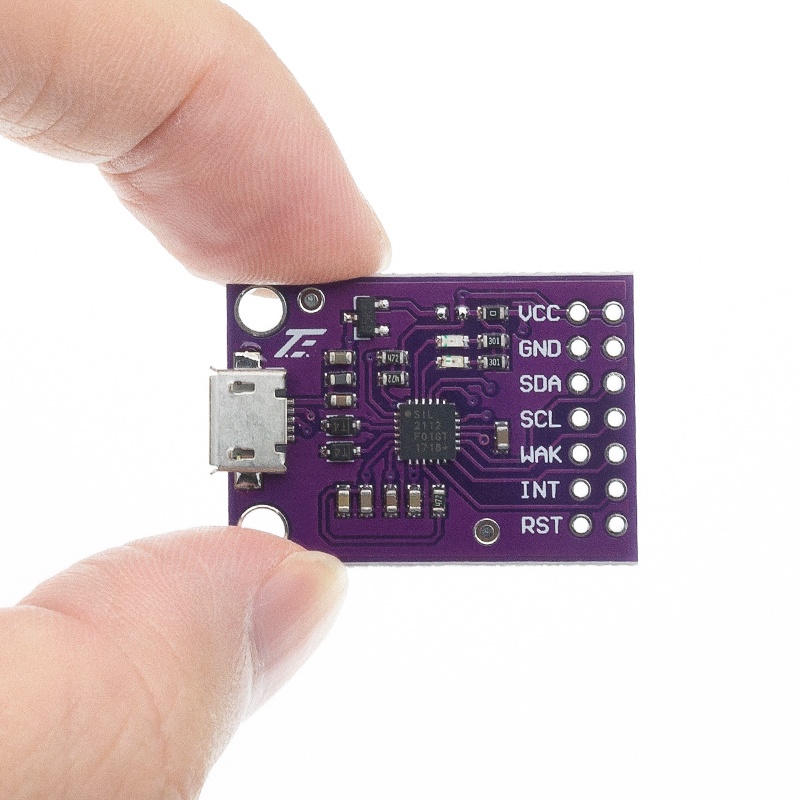 บอร์ดดีบัก CP2112 USB เป็นโมดูลสื่อสาร SMBus I2C 2.0 MicroUSB 2112 สําหรับโมดูลเซนเซอร์ CCS811 - รูปที่ 5