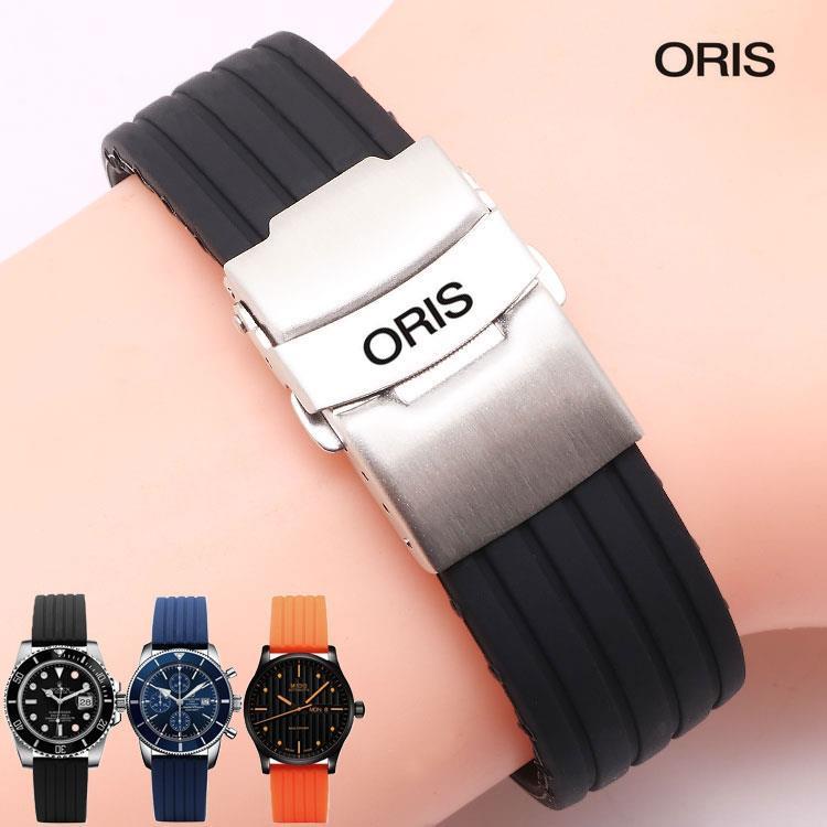 2/20✈Oris นาฬิกาข้อมือ สายยางซิลิโคนนิ่ม 20 มม. สําหรับดําน้ํา ORIS aviation