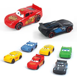 โมเดลรถยนต์ Disney Pixar 3 lightning McQueen Jackson Storm Mack แบบโลหะผสม