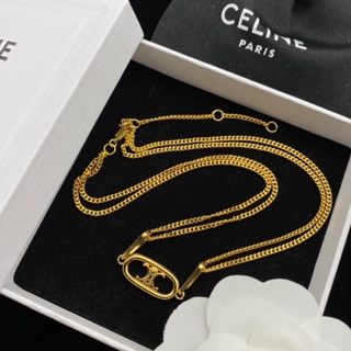Fashion brand letter CL necklace the same edition material fashion trend noble and elegant