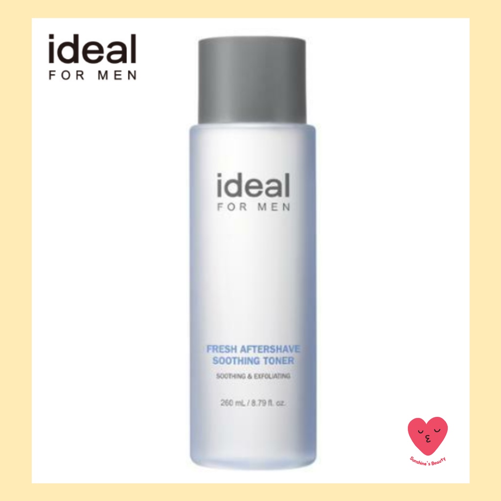 [ideal for men] Fresh aftershave โทนเนอร์ผ่อนคลาย 260 มล.