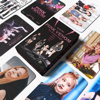 โปสการ์ดอัลบั้มรูปภาพ Black-Pink Pink VENOM JISOO JENNIE LISA ROSE สีดํา สีชมพู จํานวน 54 ชิ้น ต่อกล่อง