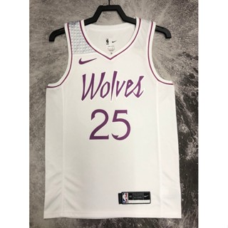 hot pressed nba Minnersota Timberwolves No. 25 Rose white basketball jersey