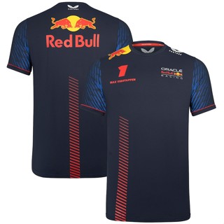 เสื้อยืด สีแดง พิมพ์ลาย MAX VERSTAPPEN DRIVER