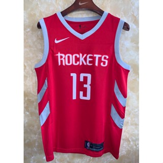 hot pressed nba Houston Rockets No. 13 Harden red city edition basketball jersey