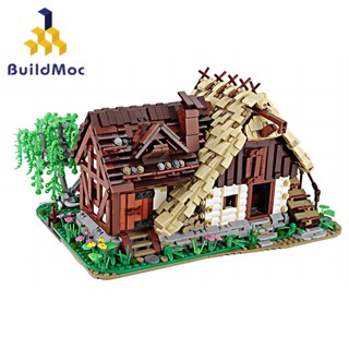 ของเล่นบล็อกตัวต่อ รูปปราสาท Blacksmith Old water mill สําหรับเด็ก ผู้ใหญ่ 2691 ชิ้น MOC