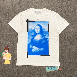 4505 off white เสื้อยืดแฟชั่น ผ้าสูง สีขาว สําหรับผู้หญิง mona lisa