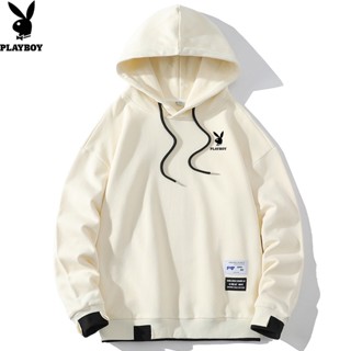 Playboy Mens sweater male loose print hoodie