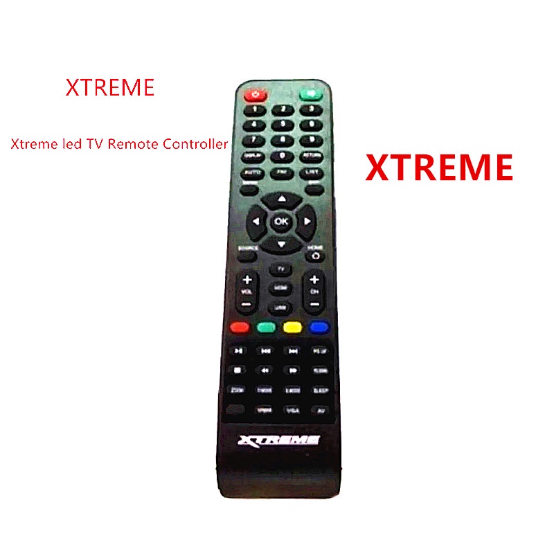 XTREME TV REMOTE CONTROLLER-NON SMART Tv MF-1900 MF-2400 MF-3200 MF-4000 MF-5000 Xtreme Non Smart Curved TV ITECHIE NON-SMART TV