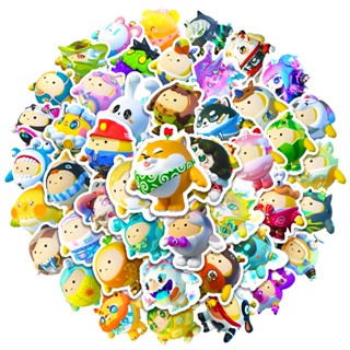 สติกเกอร์ ลายเกม Eggy Go น่ารัก สําหรับติดตกแต่งโทรศัพท์มือถือ หมวกกันน็อค 65 ชิ้น