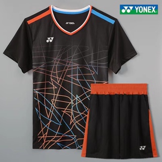 Yonex ใหม่ ชุดเสื้อกีฬาแบดมินตัน แขนสั้น ระบายอากาศ แบบแห้งเร็ว เหมาะกับฤดูร้อน สําหรับเด็กผู้ชาย ผู้หญิง 3079