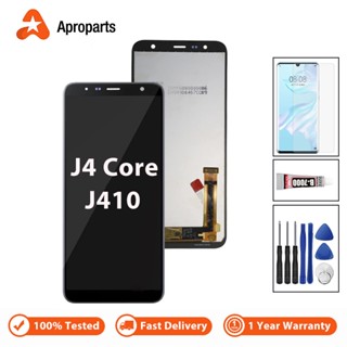 อะไหล่หน้าจอสัมผัสดิจิทัล LCD แบบเปลี่ยน สําหรับ Samsung J4 Core J410F SM-J410D J410G