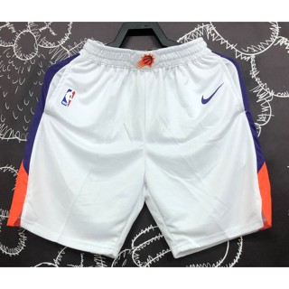 hot pressed nba Phoenix Suns white basketball shorts