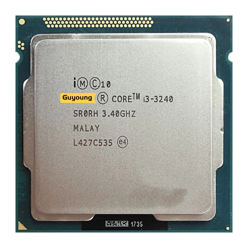 โปรเซสเซอร์ I3 3240 แบบดูอัลคอร์ 3.4GHz LGA 1155 TDP 55W แคช 3MB i3-3240