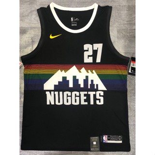 hot pressed nba Denver Nuggets No. 27 Murray black basketball jersey