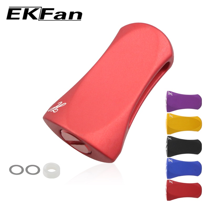 EKfan อลูมิเนียมตกปลา Reel Knob สําหรับ ABU, Shimano, Daiwa พร้อม DIY อะไหล่