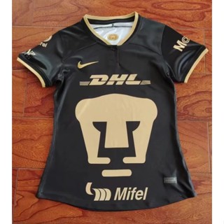 เสื้อกีฬาแขนสั้น ลายทีมฟุตบอล Pumas UNAM 2022 2023 สําหรับผู้หญิง