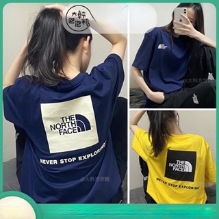 เสื้อยืดแขนสั้น พิมพ์ลาย The Northface North America ขนาดใหญ่ สําหรับผู้ชาย และผู้หญิง