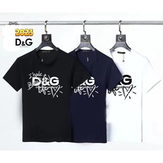 4000 DG เสื้อยืด แขนสั้น แฟชั่นคู่รัก สําหรับผู้หญิง