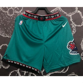 hot pressed nba Memphis Grizzlies green basketball shorts