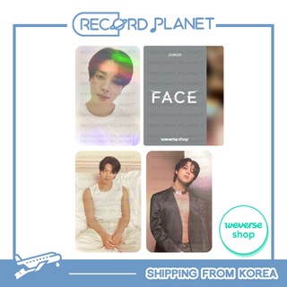 JIMIN (BTS) - Face EARLY BIRD Selfie Photocard, Photobook Set POB, 2nd POB