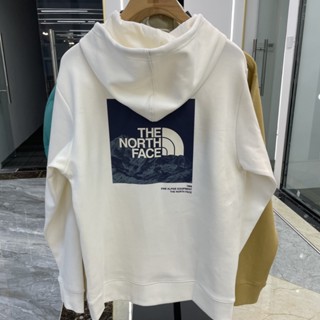 เสื้อกันหนาวแขนยาว มีฮู้ด ผ้าถัก ป้องกันลม ลาย The North Face สําหรับผู้ชาย