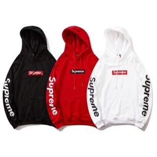 เสื้อกันหนาว มีฮู้ด ปักลาย Supreme เข้ากับทุกการแต่งกาย สําหรับผู้ชาย และผู้หญิง 2023