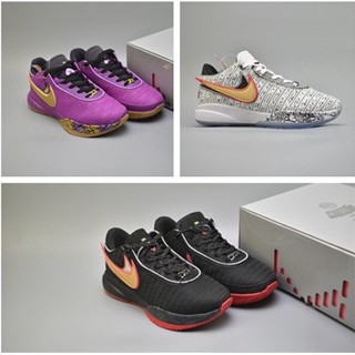 Nk Lebron XX Lmtd EP 20 Battleknit 2.0 รองเท้าผ้าใบ รองเท้าวิ่ง บาสเก็ตบอล ดูดซับแรงกระแทก ของแท้