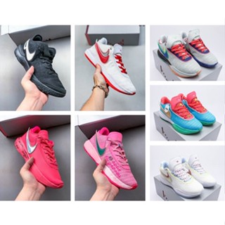 Nk Lebron XX Lmtd EP 20 Battleknit 2.0 รองเท้าผ้าใบ รองเท้าวิ่ง บาสเก็ตบอล ดูดซับแรงกระแทก ของแท้