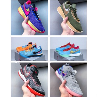 Nk Lebron XX Lmtd EP 20 Battleknit 2.0 รองเท้าผ้าใบ รองเท้าวิ่ง บาสเก็ตบอล ดูดซับแรงกระแทก ของแท้