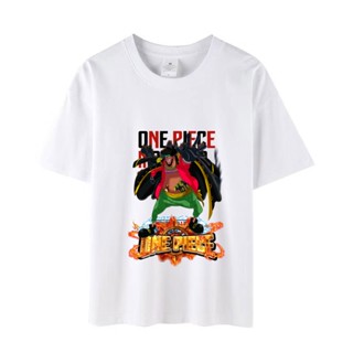 [ผ้าฝ้ายแท้ 220 กรัม] เสื้อยืด พิมพ์ลายการ์ตูนอนิเมะ One Piece Luffy Team HD PNG