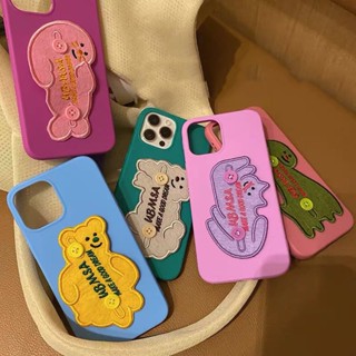 เคสโทรศัพท์มือถือ ลายการ์ตูน พร้อมสายคล้องมือ สําหรับ Apple Iphone 14 13 12pro X 11 max 8plus 7p