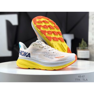 ✅Hoka_one ONE Clifton 9 รองเท้าวิ่ง ข้อสั้น กันลื่น ทนต่อการเสียดสี