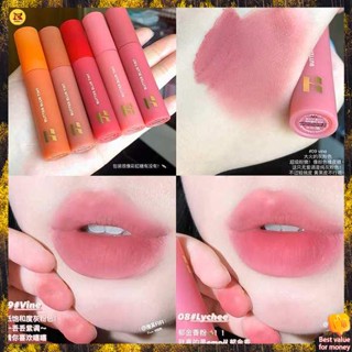 ลิปกลอส ลิปจิ๋ว Holika Like Butter Lip Glaze Matte Lip Glaze 08ผงทิวลิป09ผงสีเทาบริสุทธิ์เพื่อให้ขาวและติดทนนานของแท้