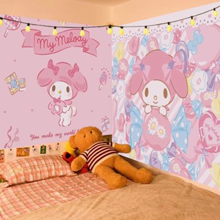 ผ้าติดผนัง ลาย Sanrio Melody น่ารัก สําหรับตกแต่งบ้าน