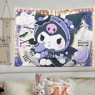 พรมปูพื้น ลาย Sanrio Kuromi Pudding Dog Melody น่ารัก สําหรับตกแต่งบ้าน ห้องนั่งเล่น หอพัก