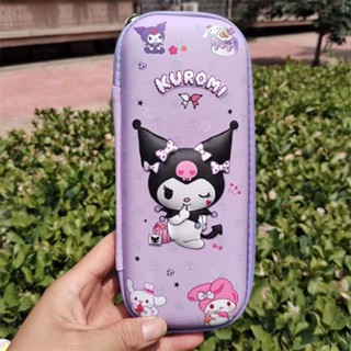 กระเป๋าดินสอ ขนาดใหญ่ ลายการ์ตูน Sanrio Kuromi Cinnamon Dog สามมิติ สําหรับใส่เครื่องเขียน