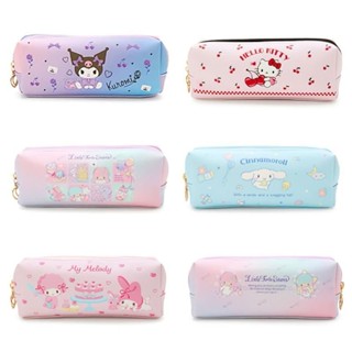 กระเป๋าดินสอ เครื่องเขียน ลายสุนัข Kuromi Gemini Cinnamon ขนาดพกพา สําหรับนักเรียนหญิง