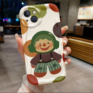 เคสโทรศัพท์มือถือแบบนิ่ม กันกระแทก ลายจุด ตัวตลก สําหรับ iphone11 12 13 14 15 promax x xs xr i7 i8