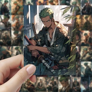 Sancheng3cby [ขายดี] สติกเกอร์ ลาย One Piece Zoro Wano Country Swordsman สร้างสรรค์ สําหรับติดตกแต่งโทรศัพท์มือถือ 118 ชิ้น